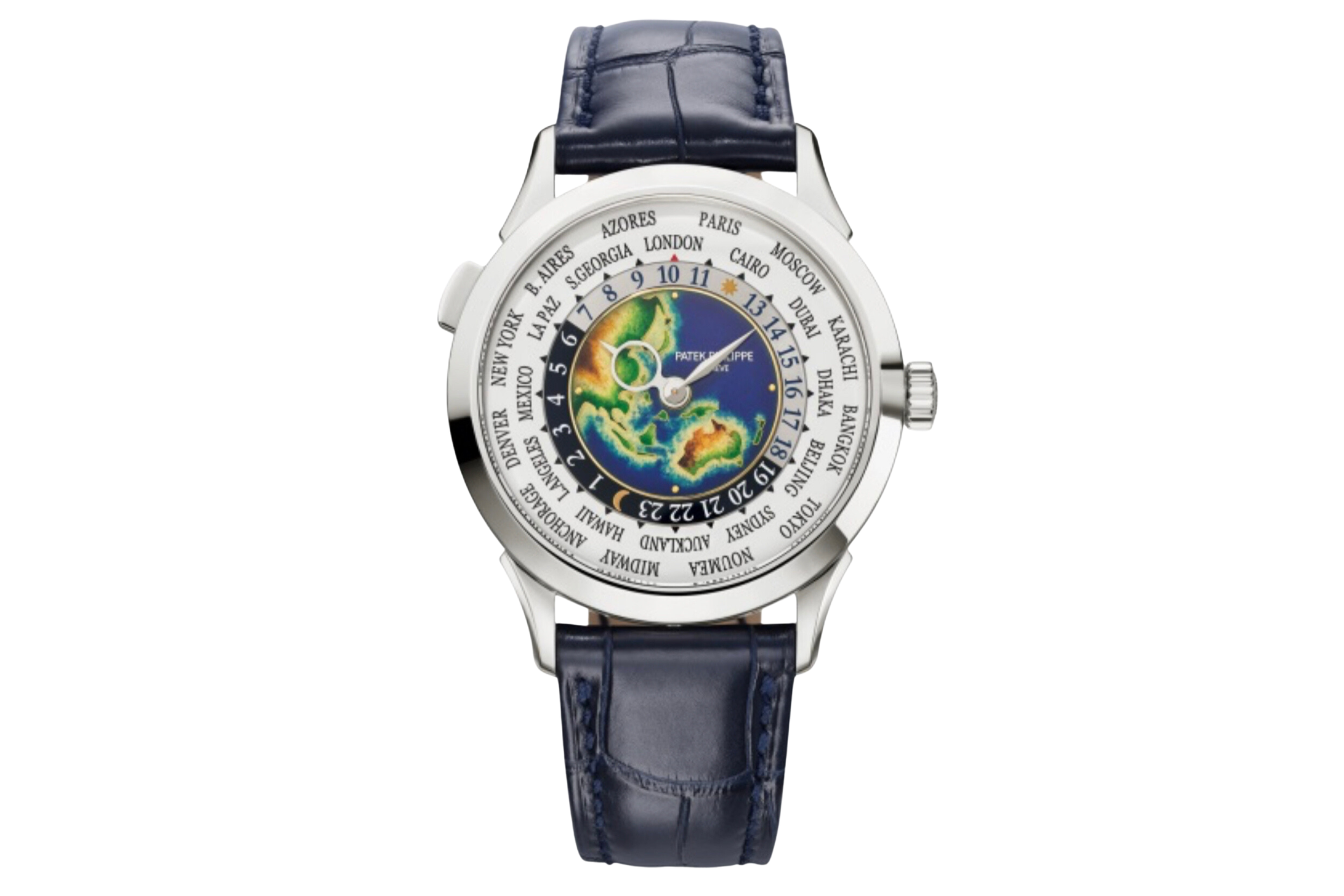 Automatic world time watch outlet